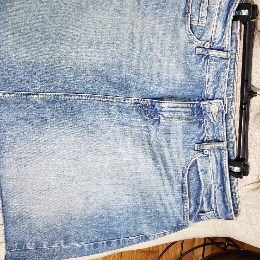 Light blue skirt